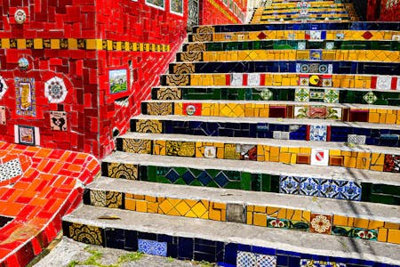 Brazil - colorful stairs