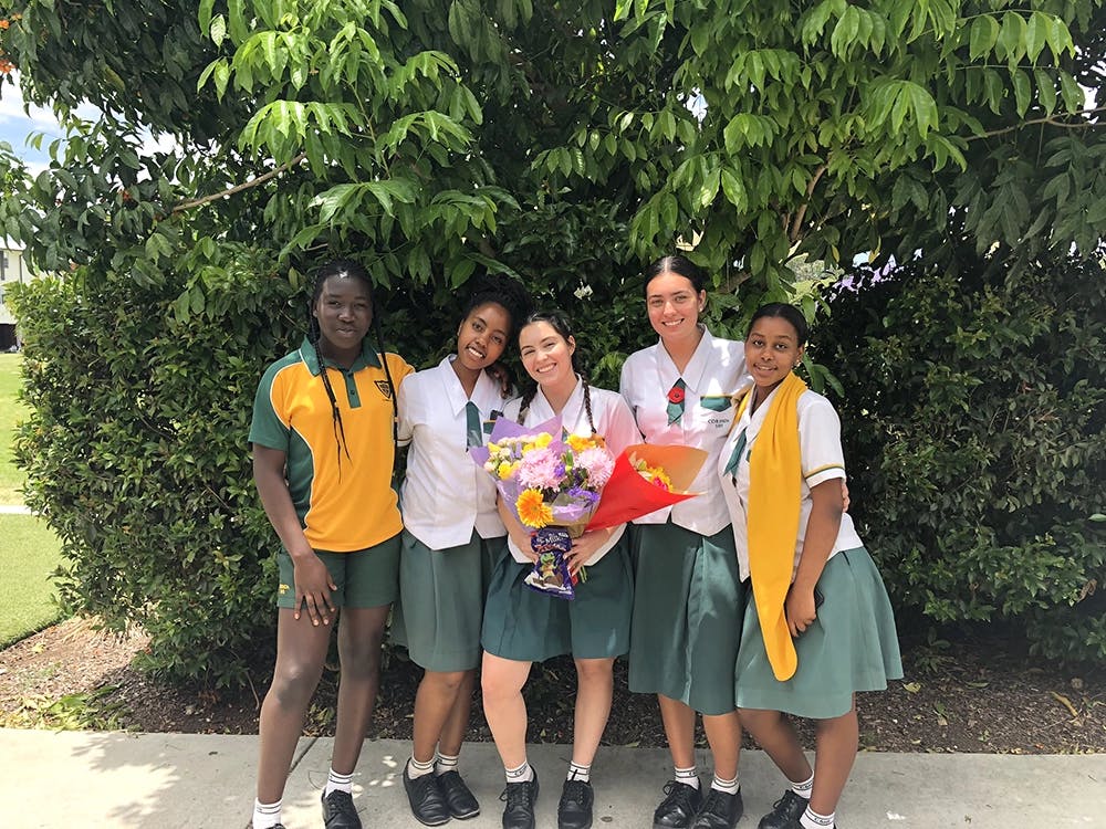 High School Australia - students in school uniform