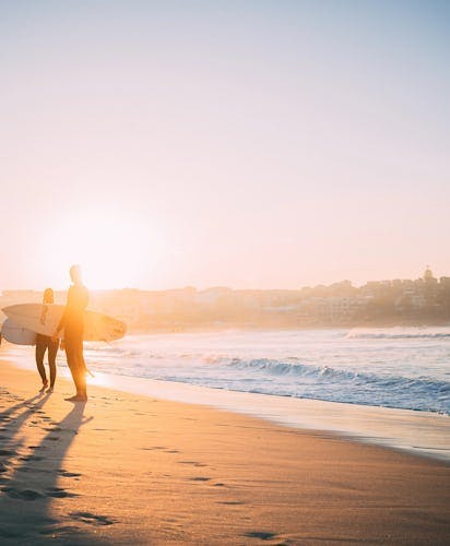 Australia - Sydney Bondi beach surfers