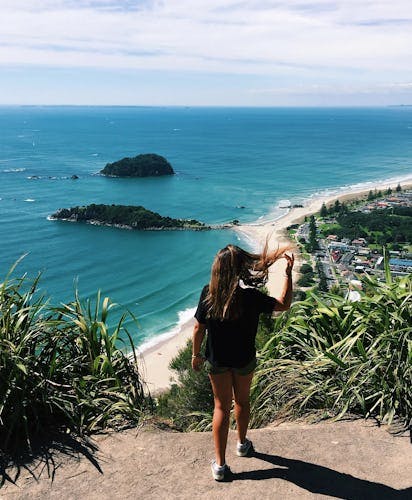 New Zealand - student on the coast