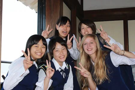 high school students in Japan